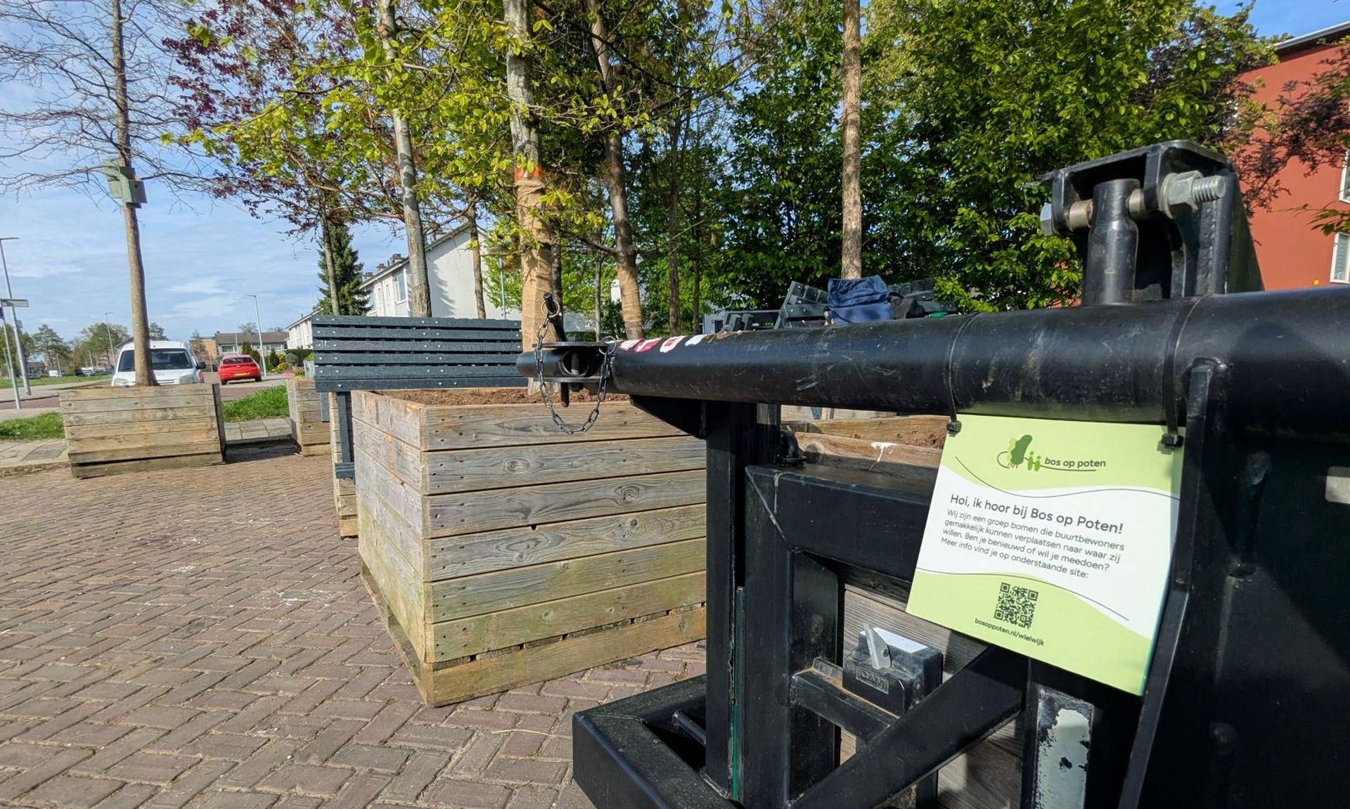 Foto van het Bos op Poten in Wielwijk, Dordrecht