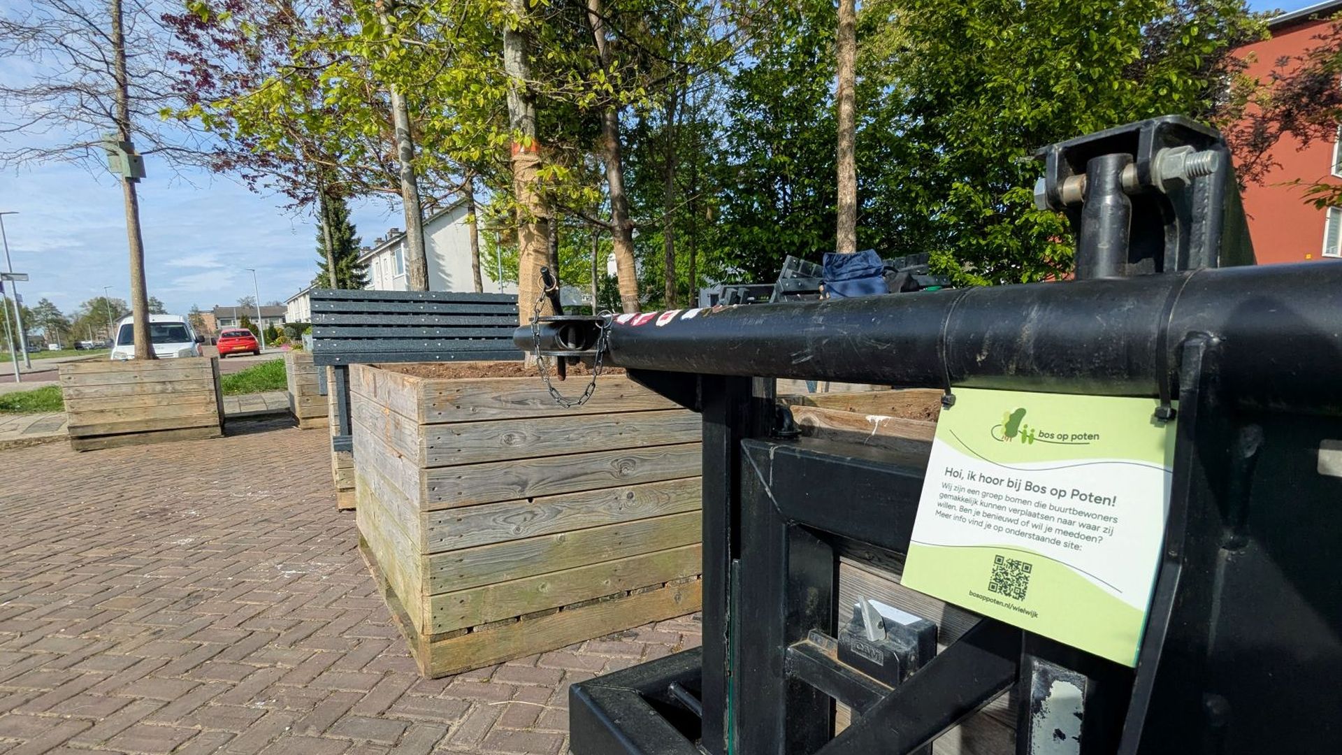 Foto van het Bos op Poten in Wielwijk, Dordrecht