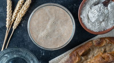 The use of sourdough as a leavening agent in baked goods