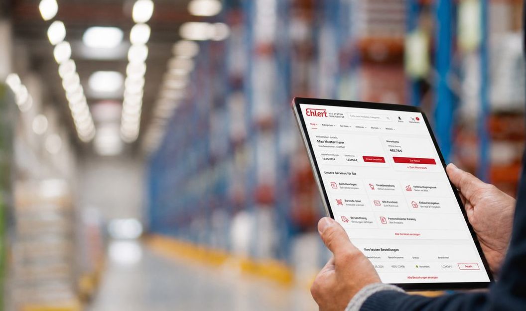 eProcurement im Onlineshop von Ehlert mit vielen digitalen Services
