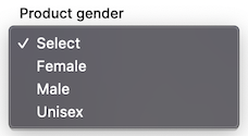 ProductGender