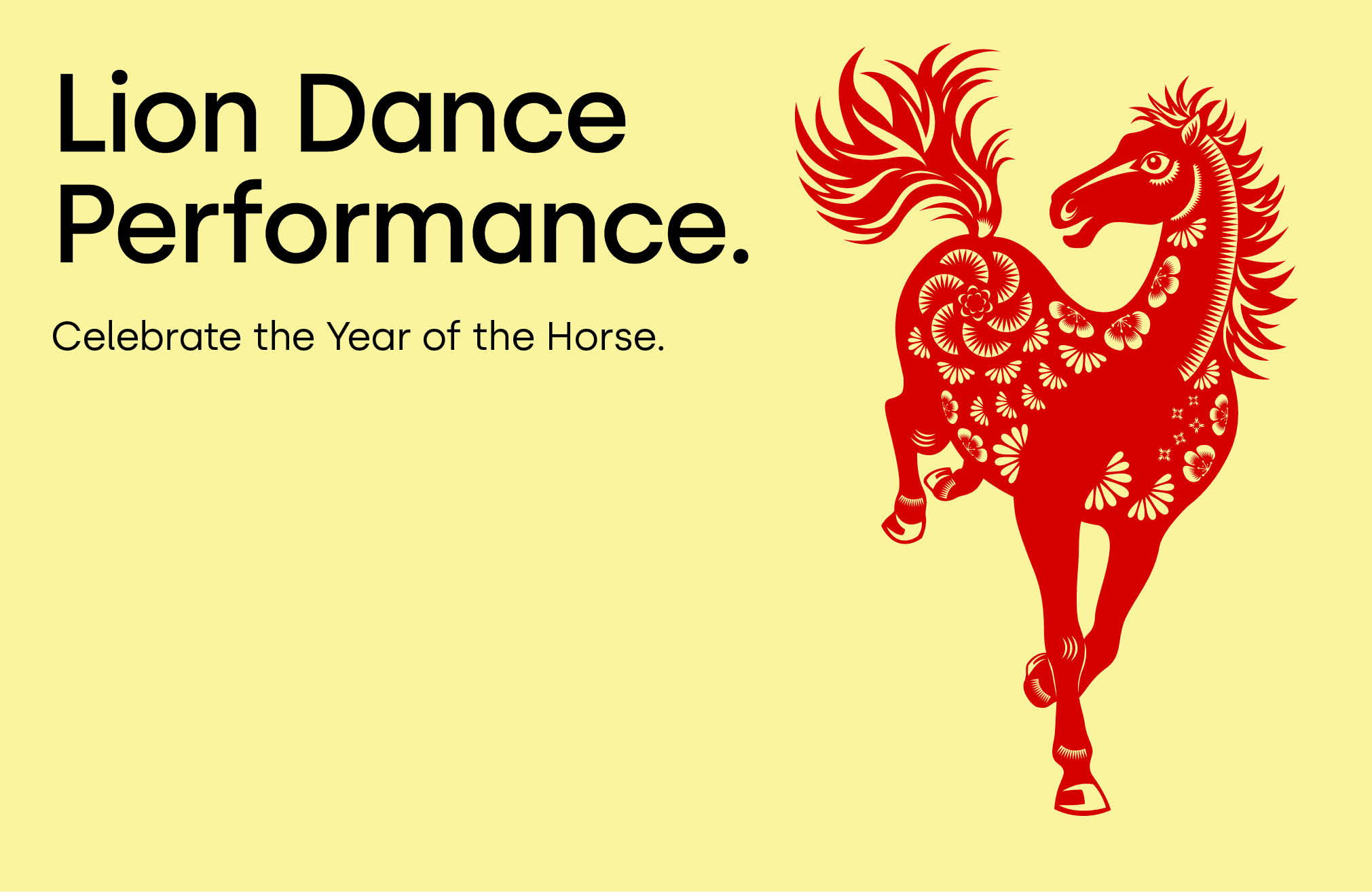 Lion Dance Performance