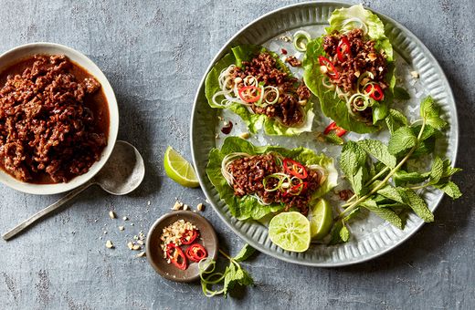 Vietnamese Beef Lettuce Cups