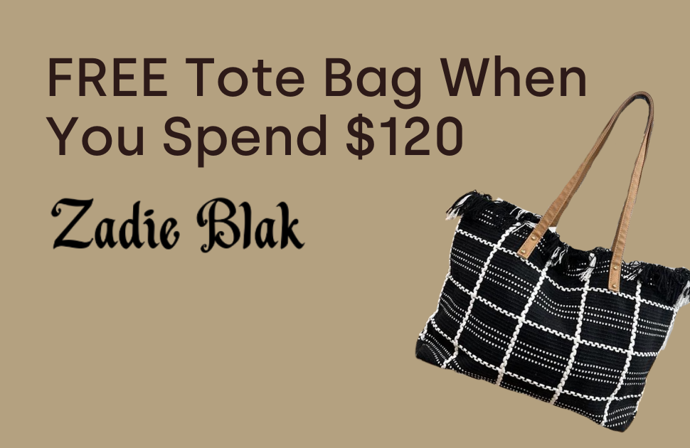 Free Tote Bag When You Spend $120 