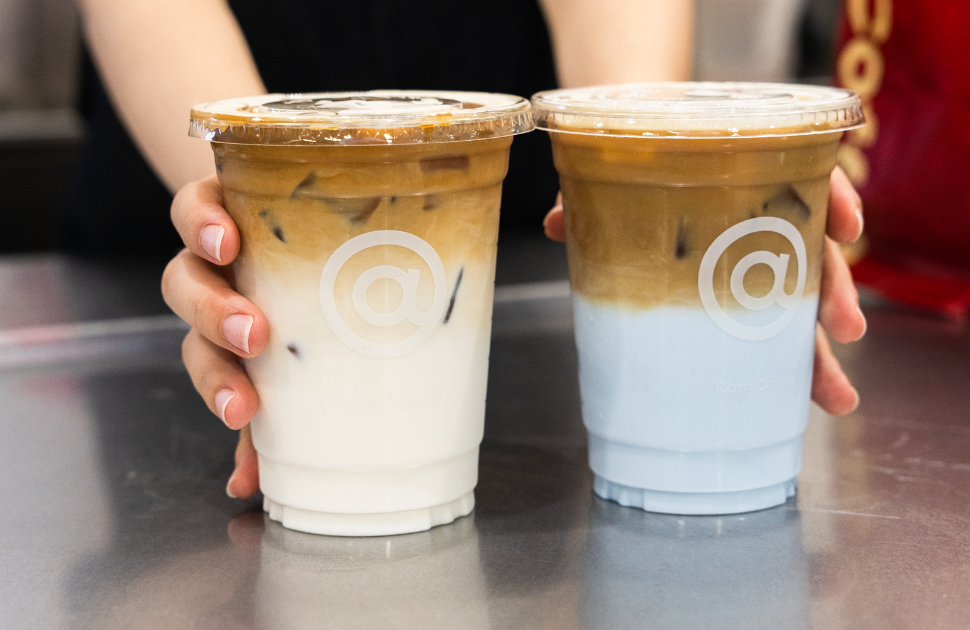 Cotti Coffee's Blue Pampas collection 