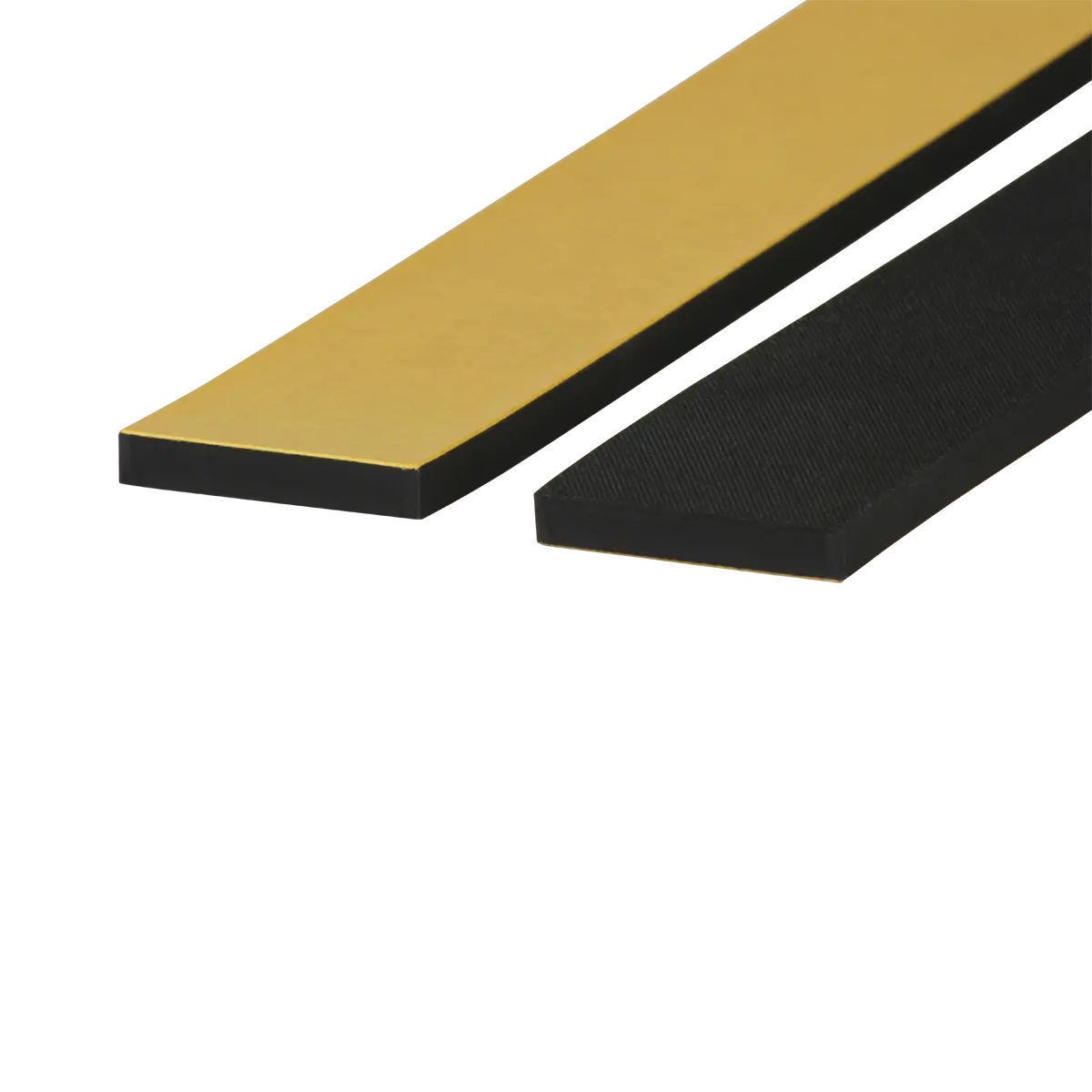 tochtstrip met rubber lip zelfklevend recht aluminium 93