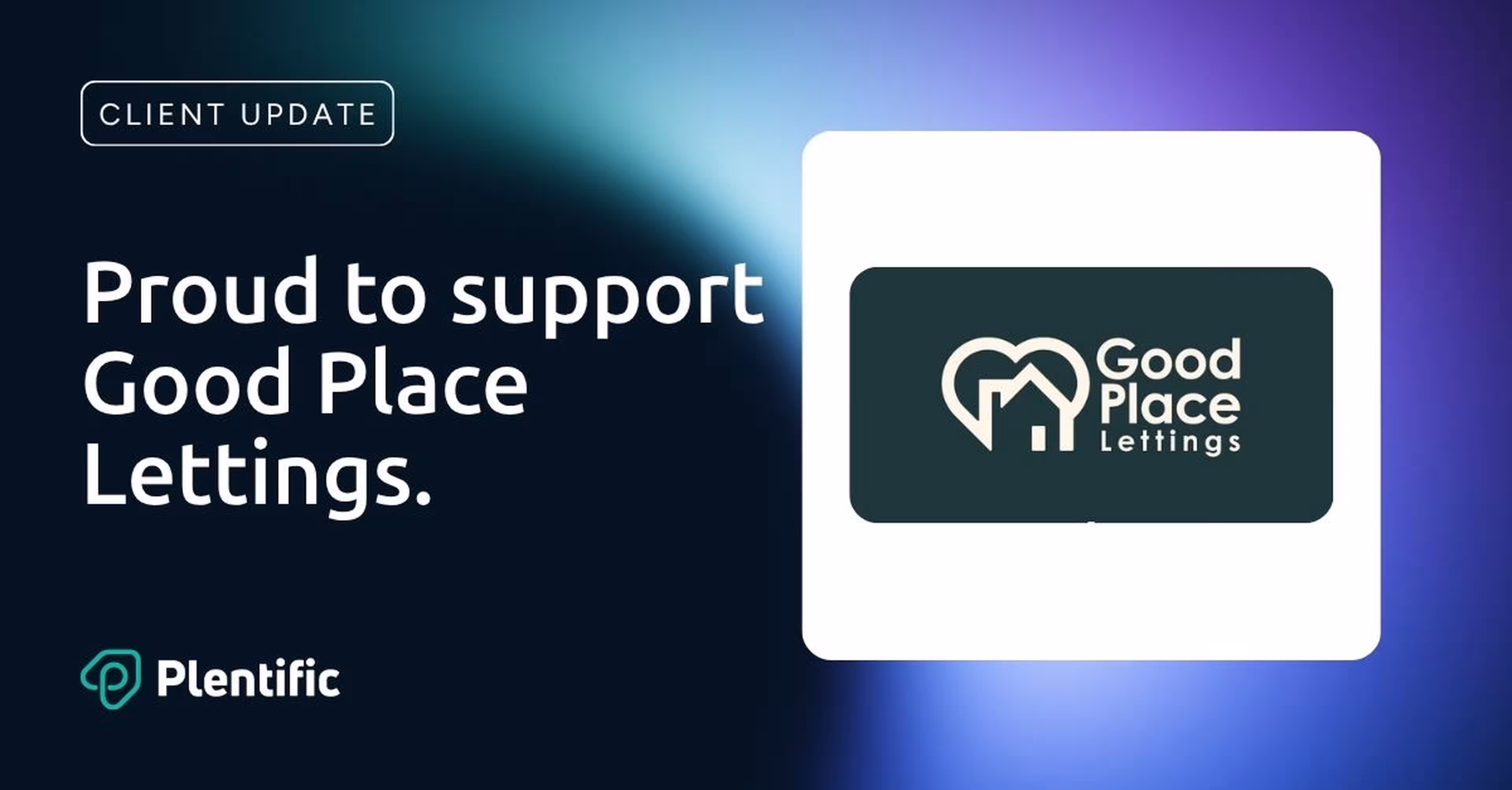 plentific welcomes good place lettings
