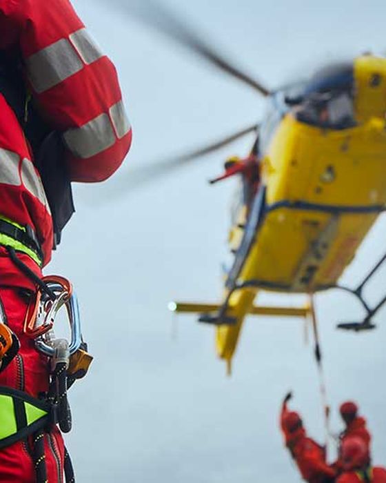 Emergency Services – Emergency responders assisting in a crisis.