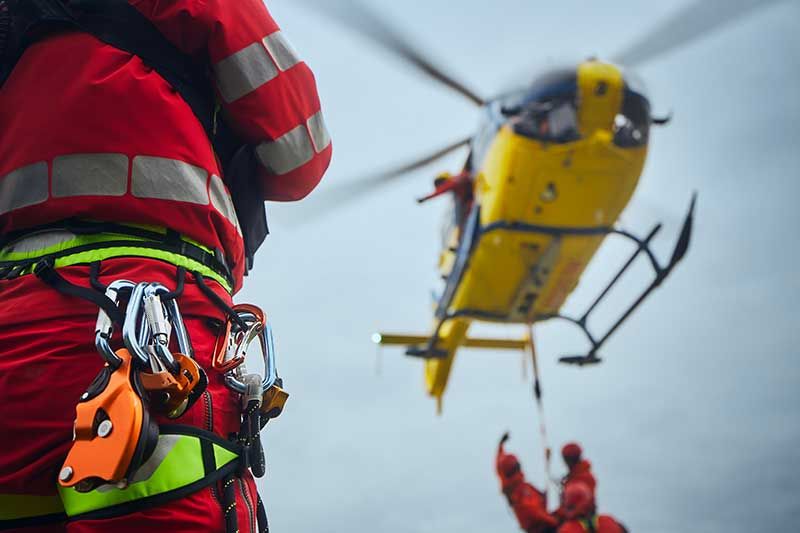 Emergency Services – Emergency responders assisting in a crisis.