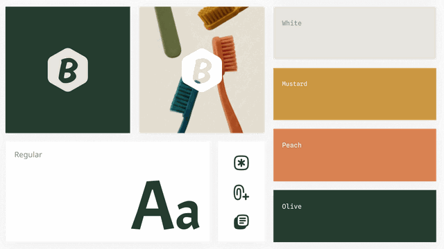 Images that appear like a moodboard for a brand