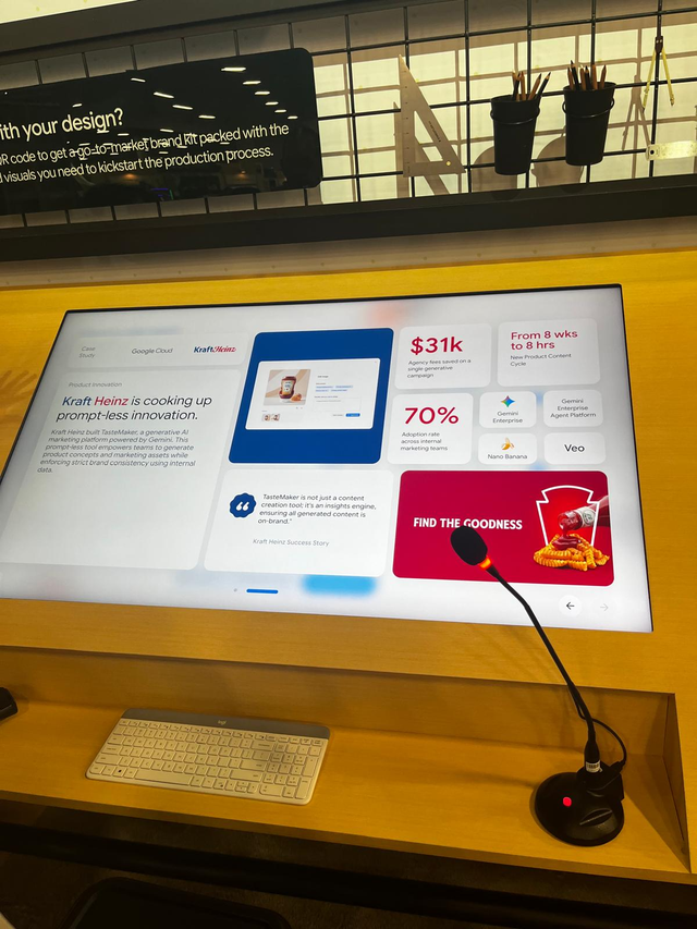 KraftHEinz Example at the AI design workshop with TORQ AI at Google Cloud Next