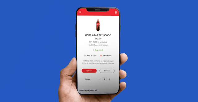 Photo of a hand holding a smartphone