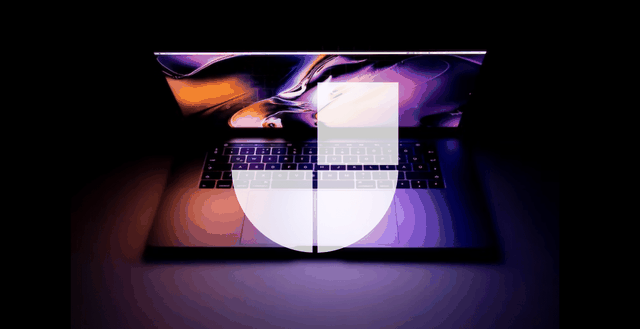 Illiustration of Jamstack logo on laptop