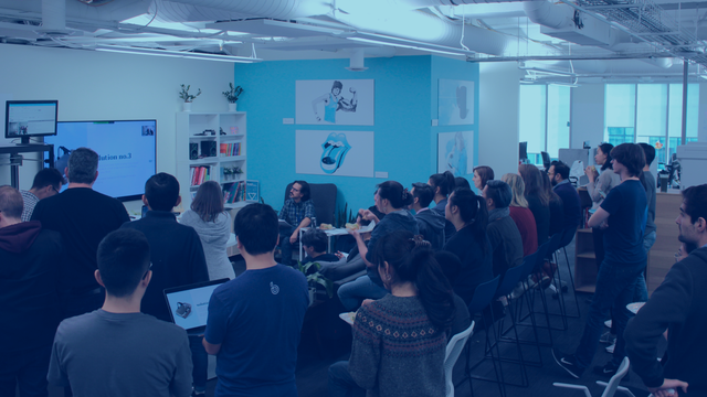 Apply Digital hackathon in an office