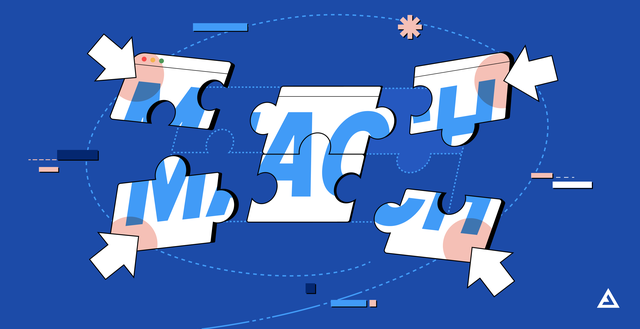 MACH as puzzle pieces in a web browser.