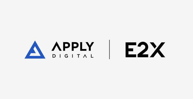 Apply Digital and E2X logos