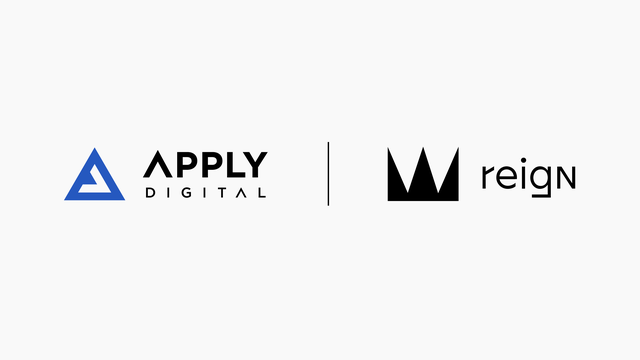 Apply Digital and Reign logos separated by a divider line.