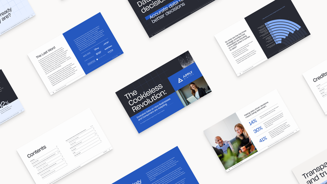 Overview of the Cookieless Revolution report pages.