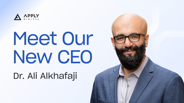 Meet our new CEO - Dr. Ali Alkhafaji
