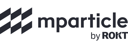 mParticle logo in black text