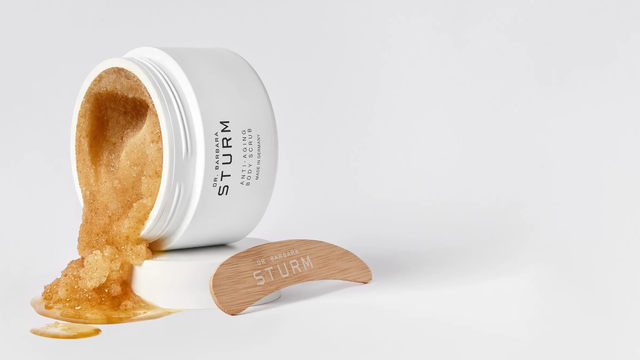 dr barbara sturm body scrub on its side