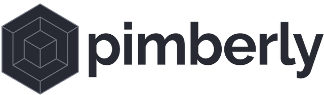 Pimberly logo in dark grey.
