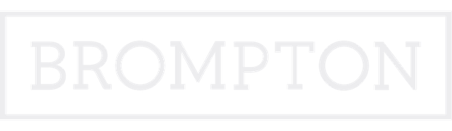 Brompton logo in white.