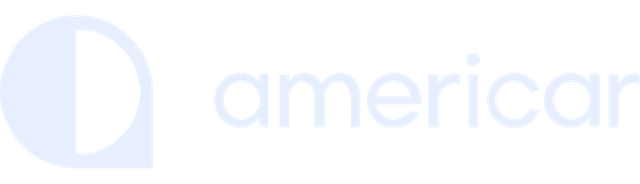 Americar logo in light blue.