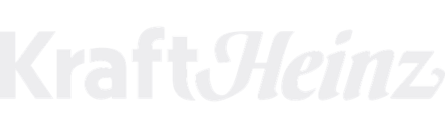 Kraft Heinz logo in white