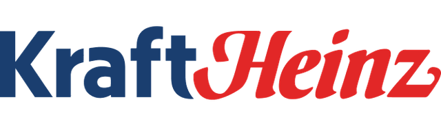 Kraft Heinz logo in dark blue and red