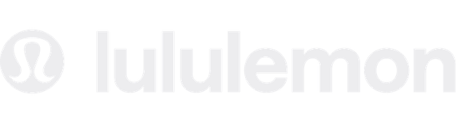 Lululemon logo in white.