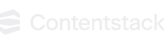 Contentstack logo in white.