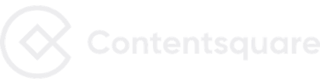 Contentsquare logo in white.