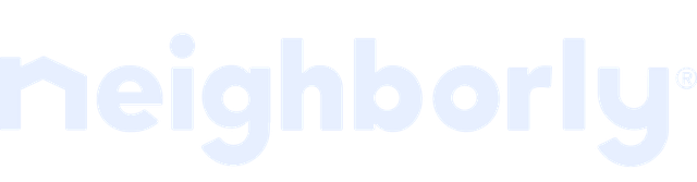 Neighborly logo in light blue on a transparent background