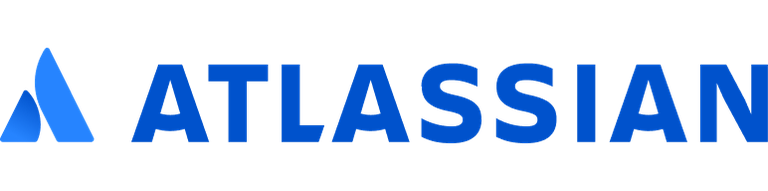 Atlassian logo in blue with a slight light blue gradient.