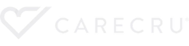 CareCru's logo in white.