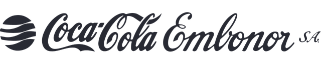 Coca-Cola Embonor logo in dark grey.