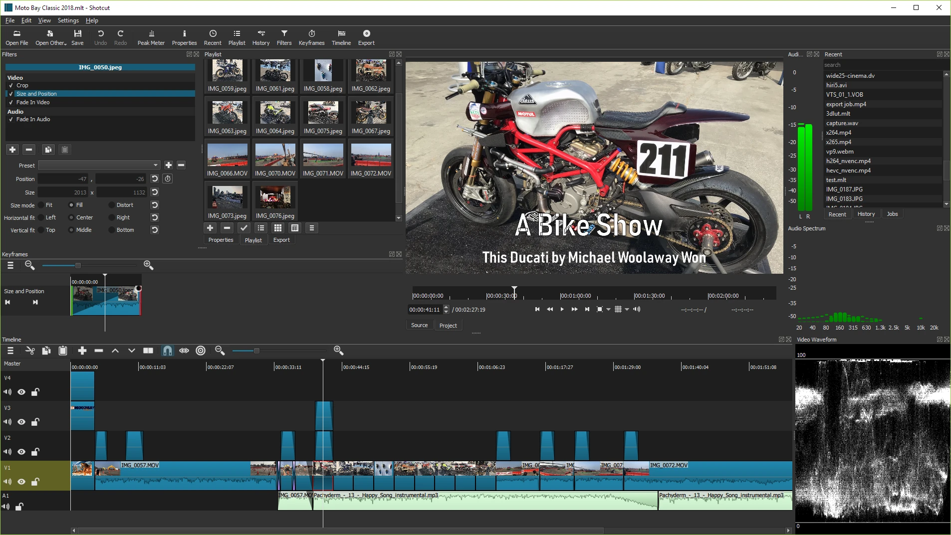 Shotcut software interface