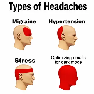 Illustration of the frustration of dark-mode email rendering issues