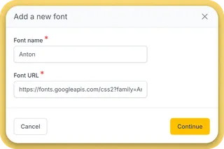 Adding new custom font in Topol PRO application.