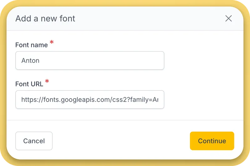 Adding new custom font in Topol PRO application.