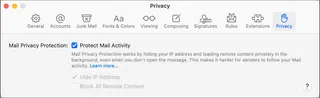 Mail Privacy Protection Setting introduced by Apple
