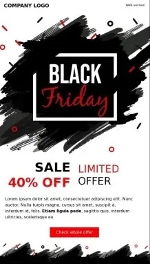 Black color template