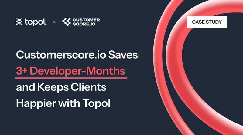 Customerscore.io case study — 3+ dev months saved