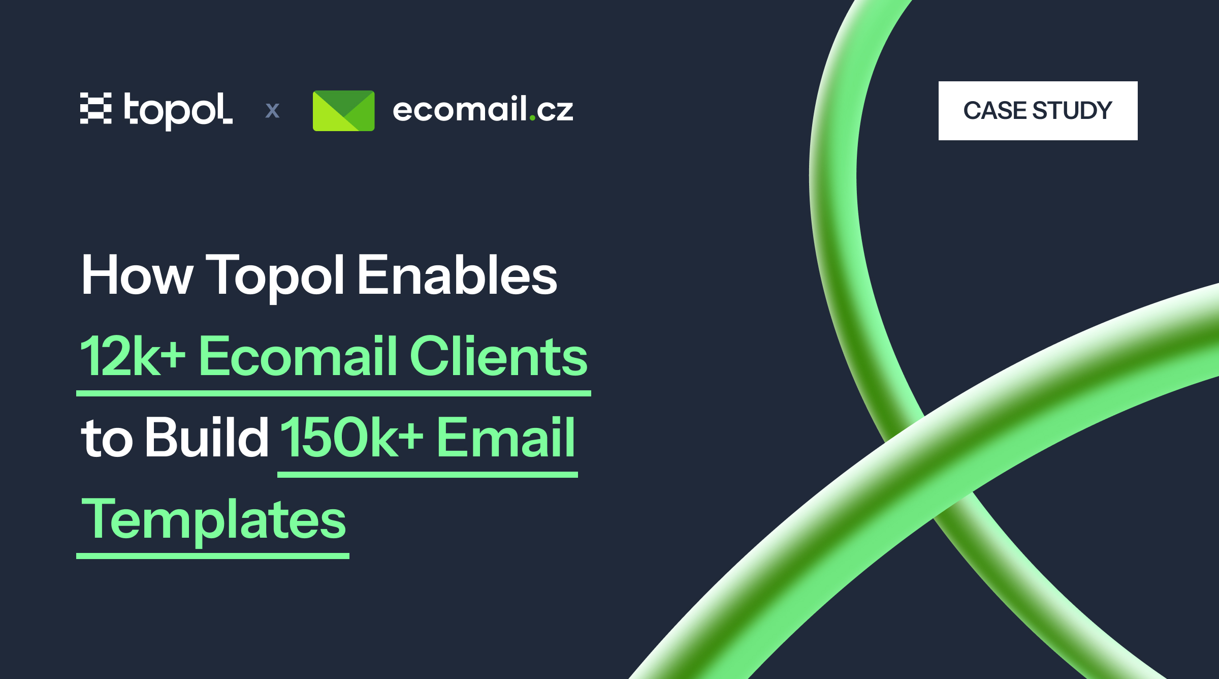 Preview of blog: Topol Enables 12k+ Ecomail Clients to Build 150k+ Email Templates