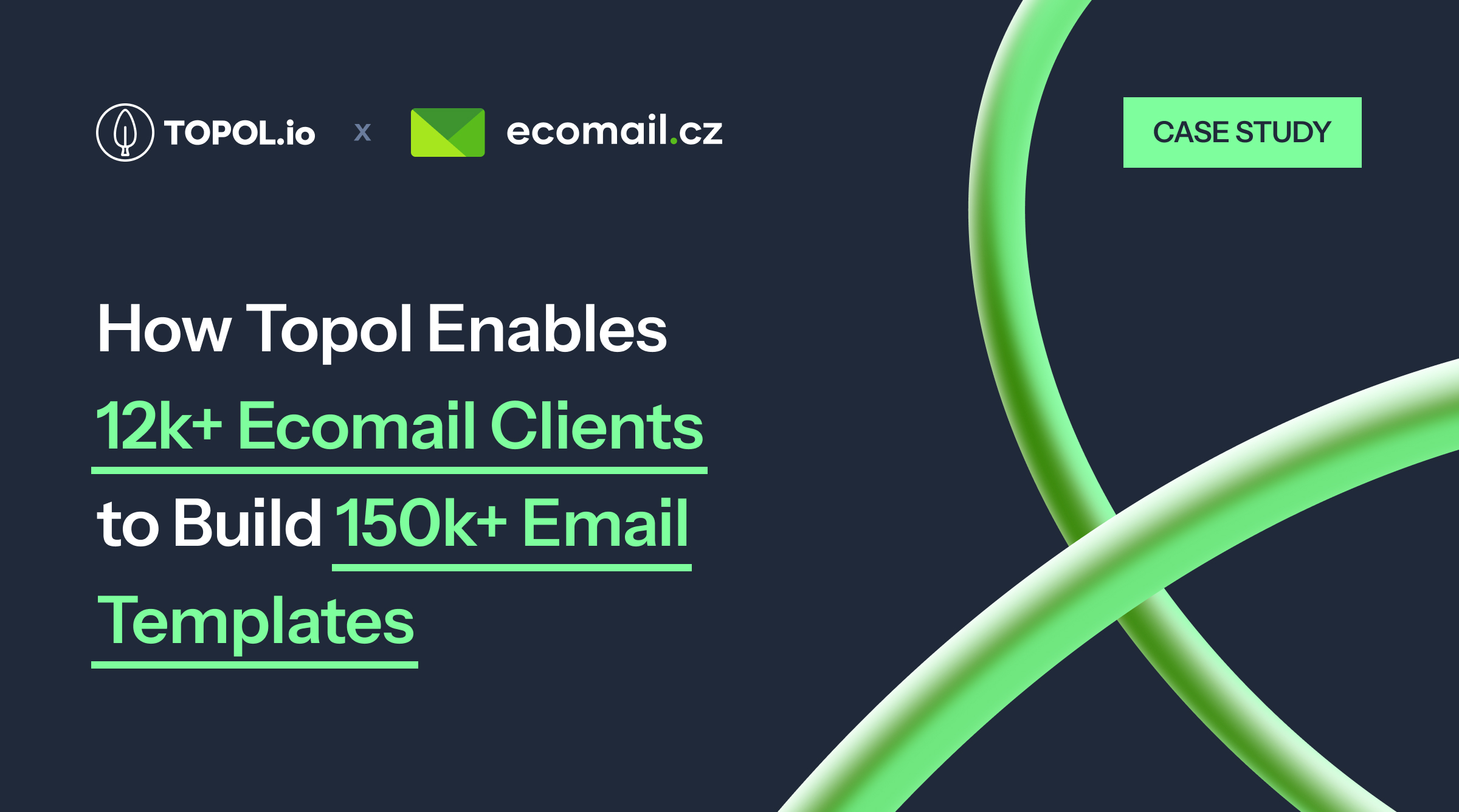 Preview of blog: Topol Enables 12k+ Ecomail Clients to Build 150k+ Email Templates