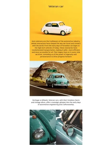 Yellow color email template