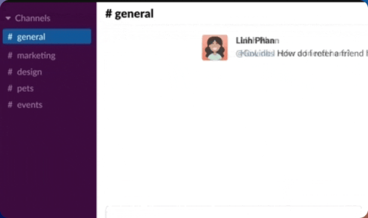 Animated product showcase GIF in an email