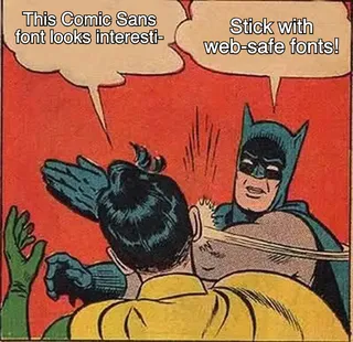 Batman slapping Robin meme image