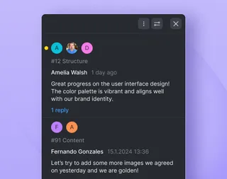 Leaving inline comments on an email template in Topol